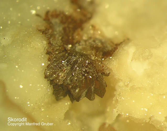 Mineralien Schwarzwald Käfersteige Skorodit