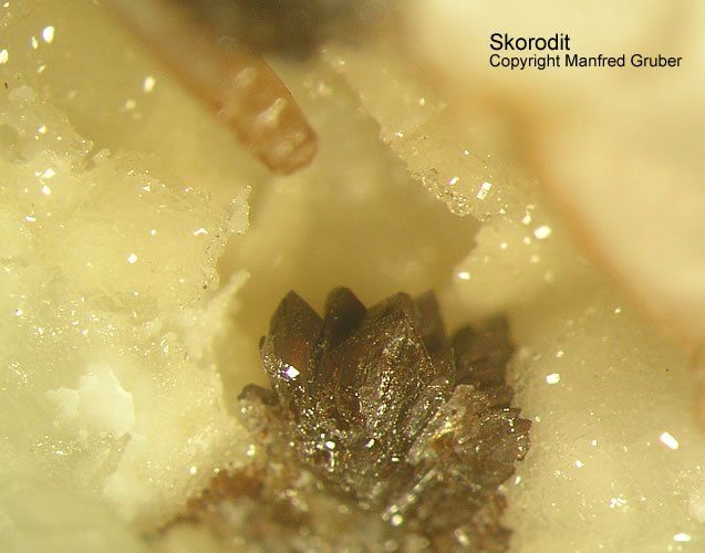 Mineralien Schwarzwald Käfersteige Skorodit