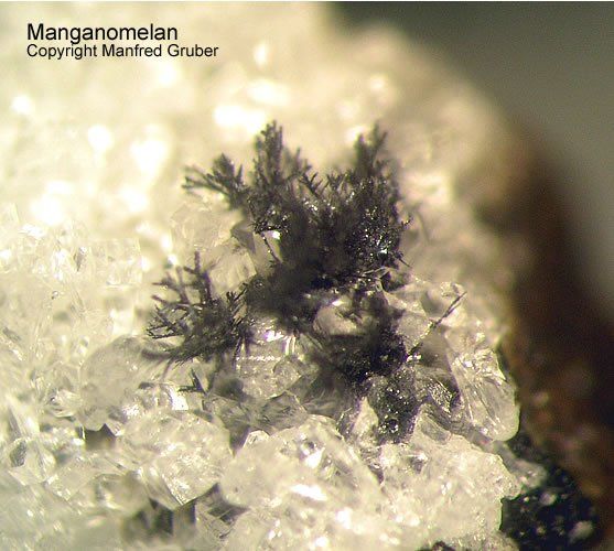Mineralien Kaiserstuhl Limberg Manganoxid