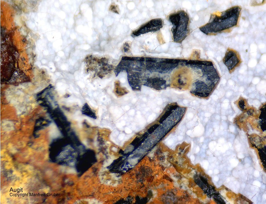 Mineralien Kaiserstuhl Limberg Augit