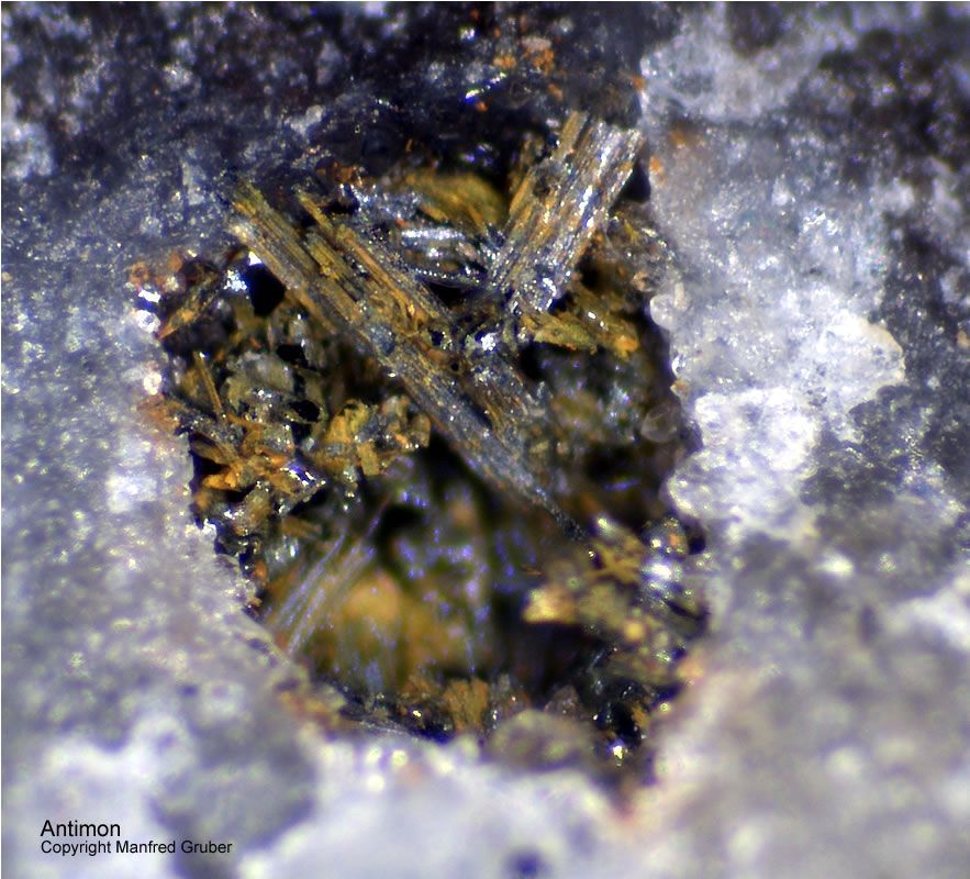 Mineralien Schwarzwald Grube Ludwig Antimon