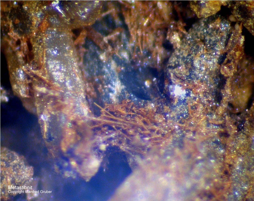 Mineralien Schwarzwald Grube Ludwig Metastibnit