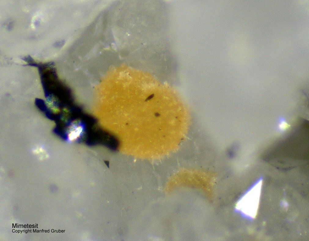 Mineralien Schwarzwald Grube Ludwig Mimetesit