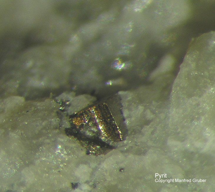 Mineralien Schwarzwald Grube Ludwig Pyrit