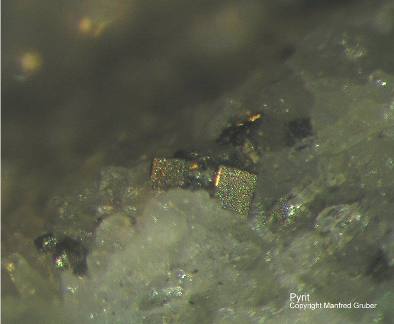 Mineralien Schwarzwald Grube Ludwig Pyrit