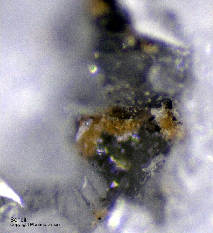 Mineralien Schwarzwald Grube Ludwig Sericit