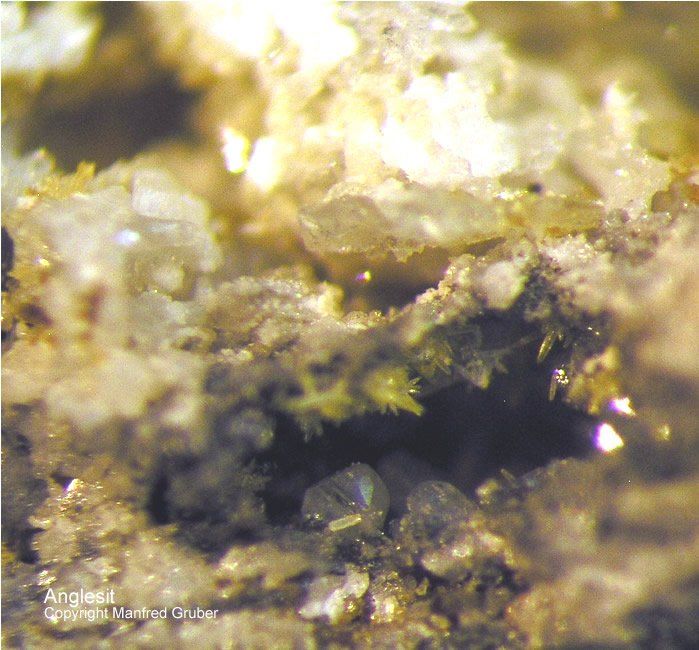 Mineralien Schwarzwald Grube Michael Anglesit