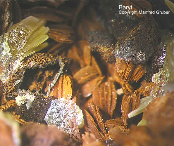 Mineralien Schwarzwald Grube Michael Baryt