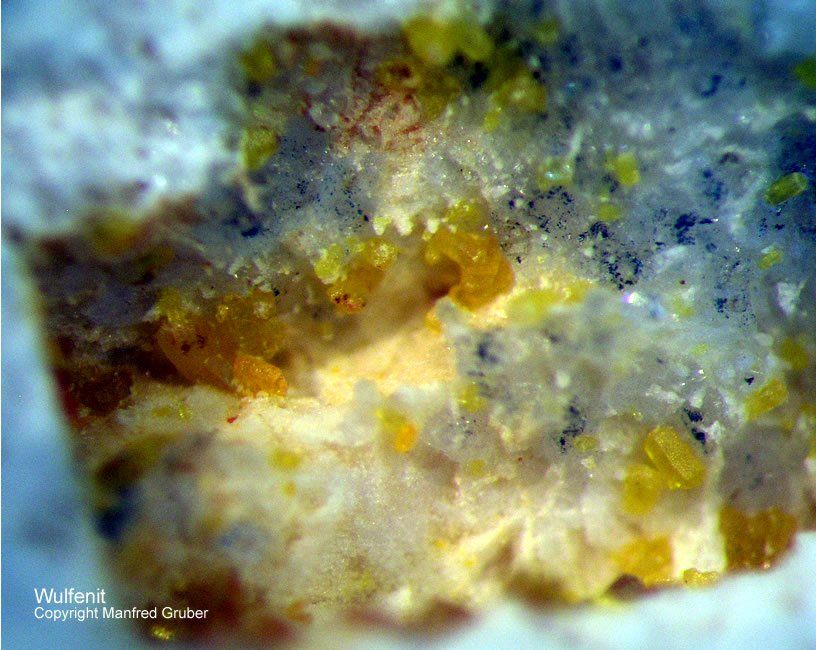 Mineralien Schwarzwald Grube Michael Wulfenit