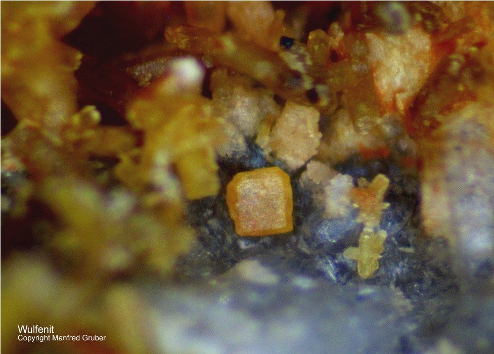 Mineralien Schwarzwald Grube Michael Wulfenit