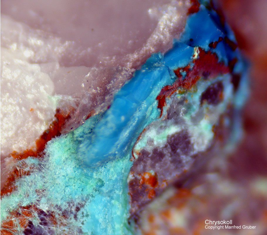 Mineralien Schwarzwald Neubulach Chrysokoll