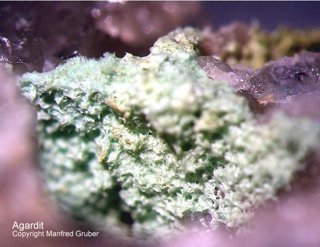 Mineralien Schwarzwald Neubulach Agardit