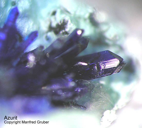 Mineralien Schwarzwald Neubulach Azurit