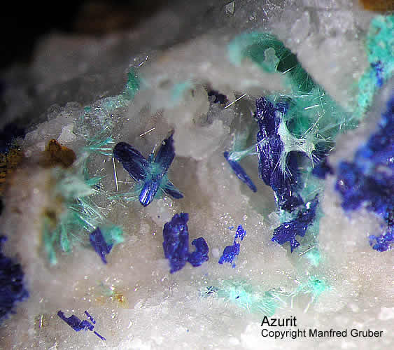 Mineralien Schwarzwald Neubulach Azurit