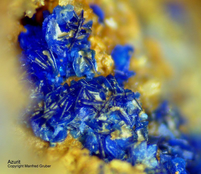 Mineralien Schwarzwald Neubulach Azurit