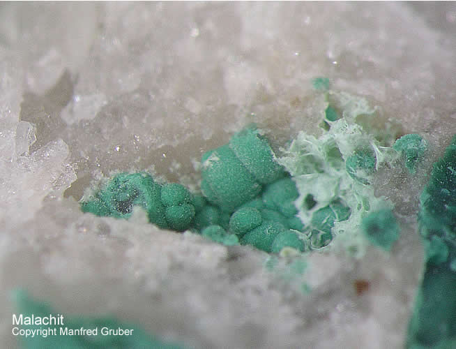 Mineralien Schwarzwald Neubulach Malachit