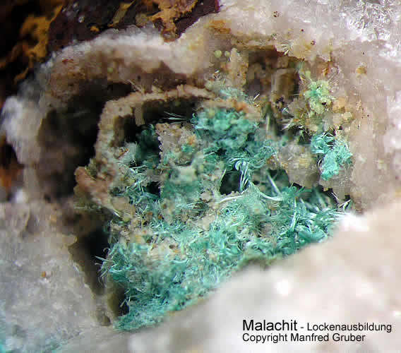 Mineralien Schwarzwald Neubulach Malachit