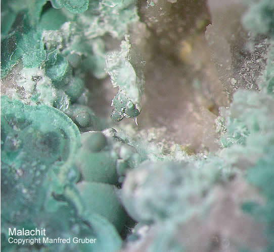 Mineralien Schwarzwald Neubulach Malachit