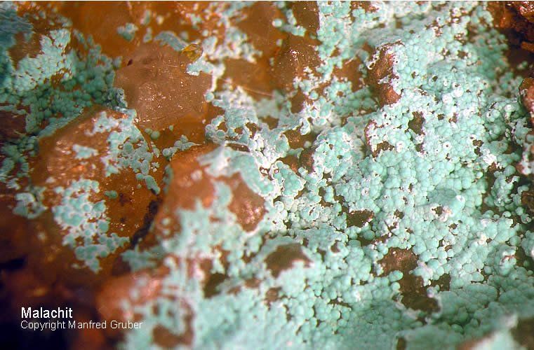 Mineralien Schwarzwald Neubulach Malachit