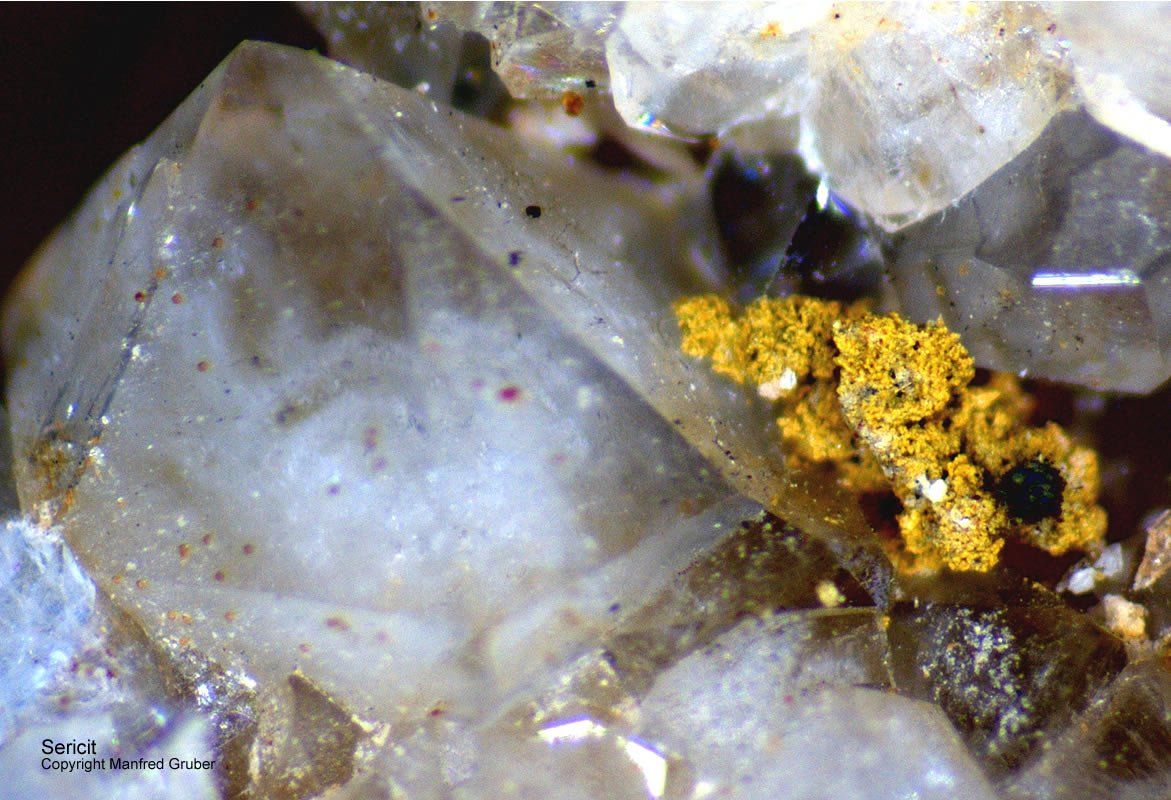 Mineralien Schwarzwald Neubulach Sericit