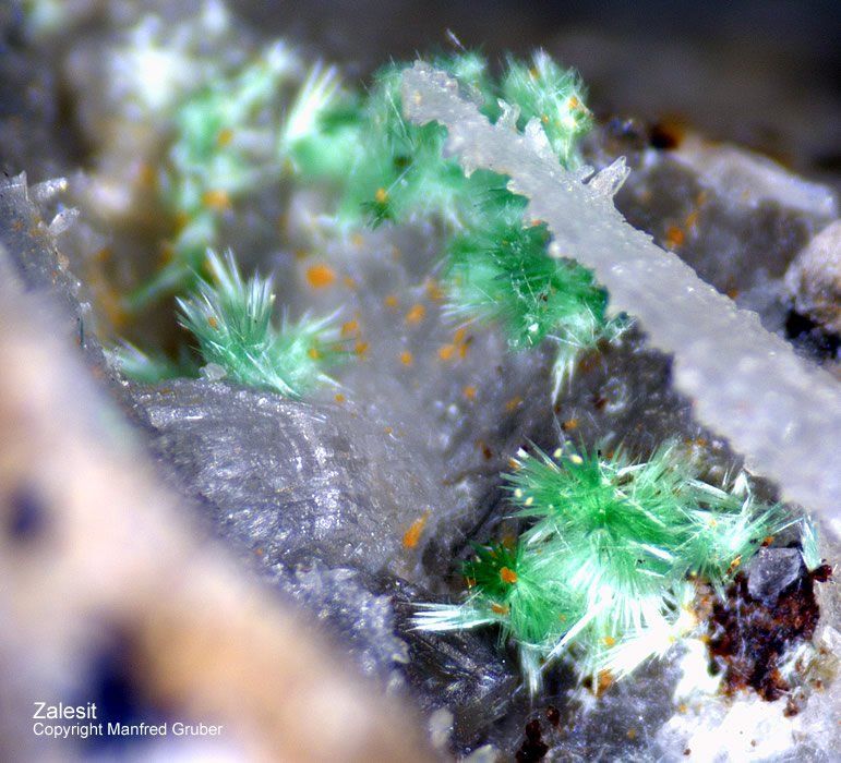 Mineralien Schwarzwald Neubulach Zálesíit