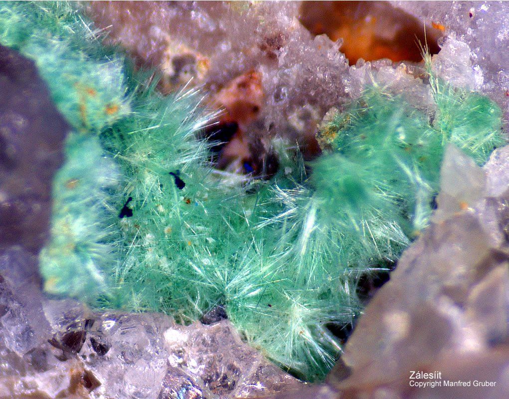 Mineralien Schwarzwald Neubulach Zálesíit