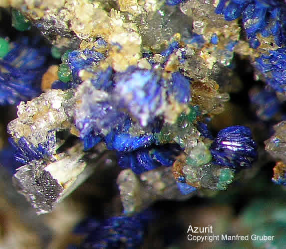 Siebengebirge Mineralien Rheinbreitbach Azurit