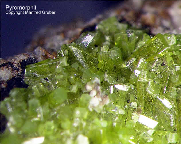 Mineralien Schwarzwald Schauinsland Pyromorphit