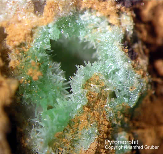 Mineralien Schwarzwald Schauinsland Pyromorphit