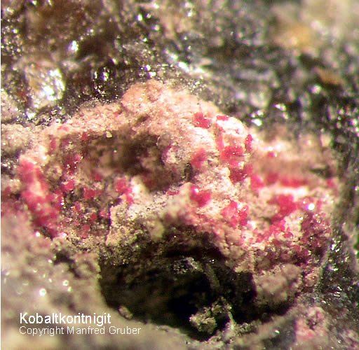 Mineralien Schwarzwald Schmiede Stollen Kobaltkoritnigit