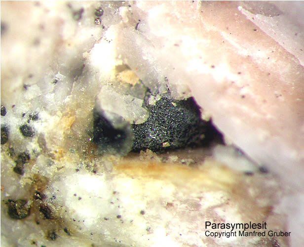 Mineralien Schwarzwald Schmiede Stollen Parasymplesit