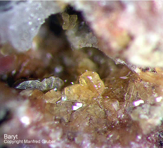 Mineralien Schwarzwald Schmiede Stollen Baryt