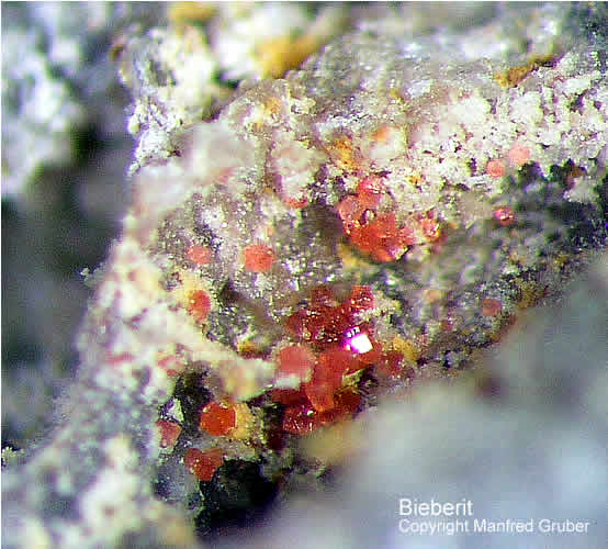 Mineralien Schwarzwald Schmiede Stollen Bieberit