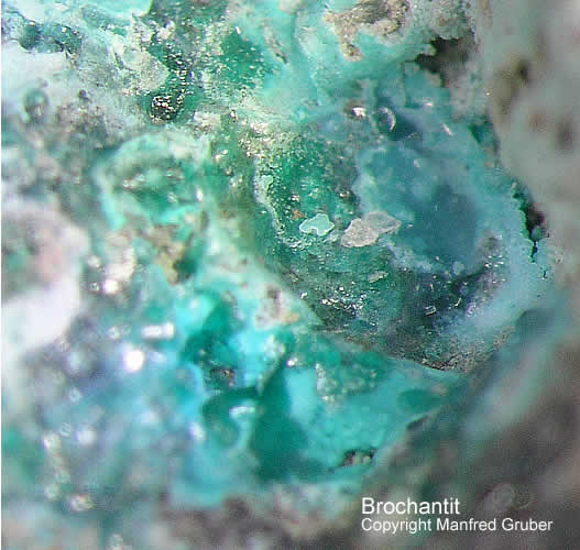 Mineralien Schwarzwald Schmiede Stollen Brochantit