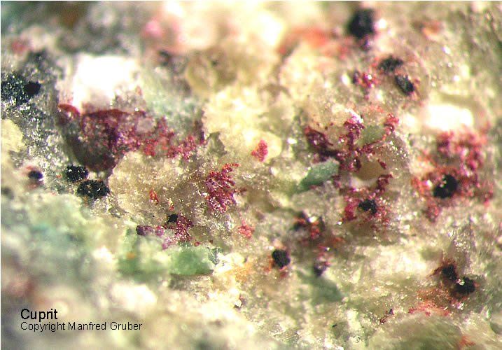 Mineralien Schwarzwald Schmiede Stollen Cuprit