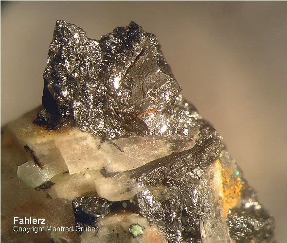 Mineralien Schwarzwald Schmiede Stollen Fahlerz Tetraedrit