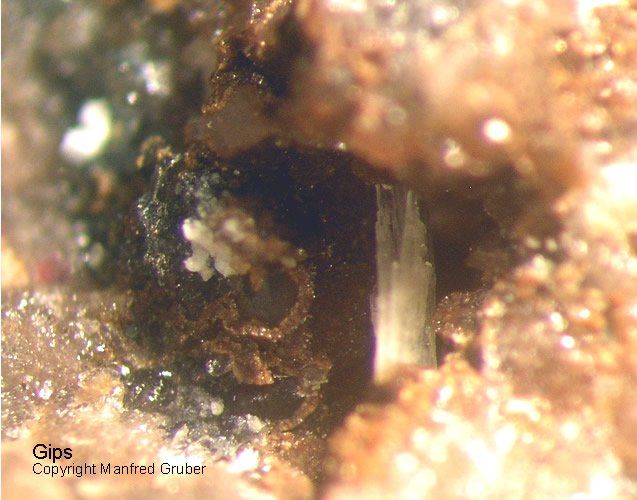 Mineralien Schwarzwald Schmiede Stollen Gips