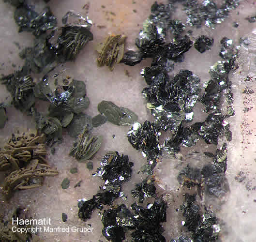 Mineralien Schwarzwald Schmiede Stollen Haematit