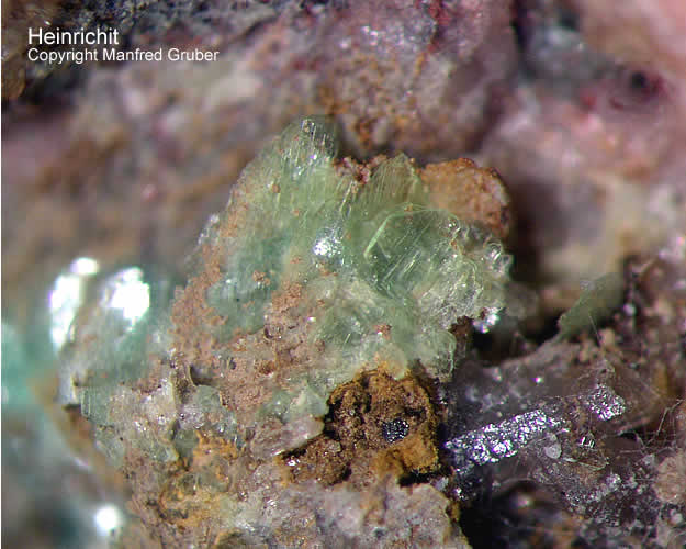 Mineralien Schwarzwald Schmiede Stollen Heinrichit