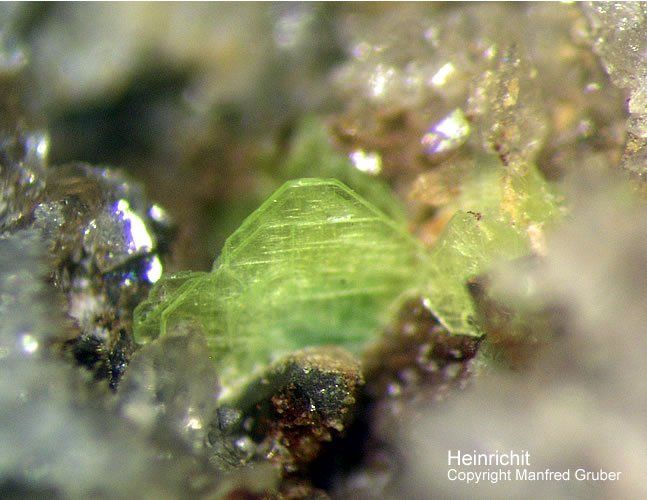 Mineralien Schwarzwald Schmiede Stollen Heinrichit