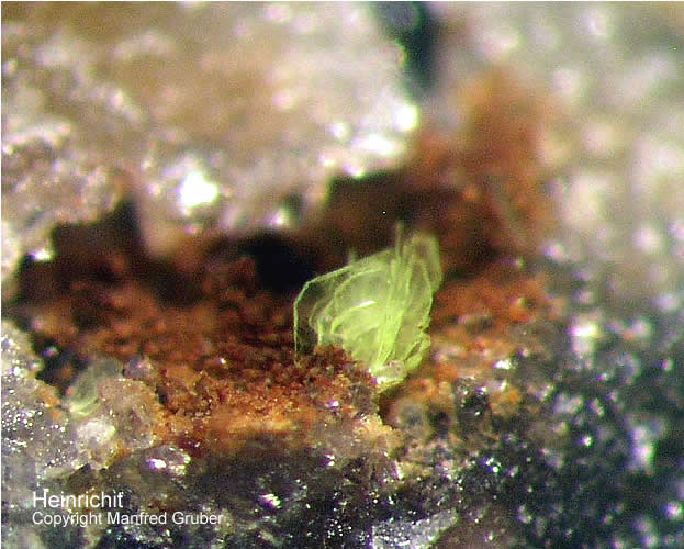 Mineralien Schwarzwald Schmiede Stollen Heinrichit