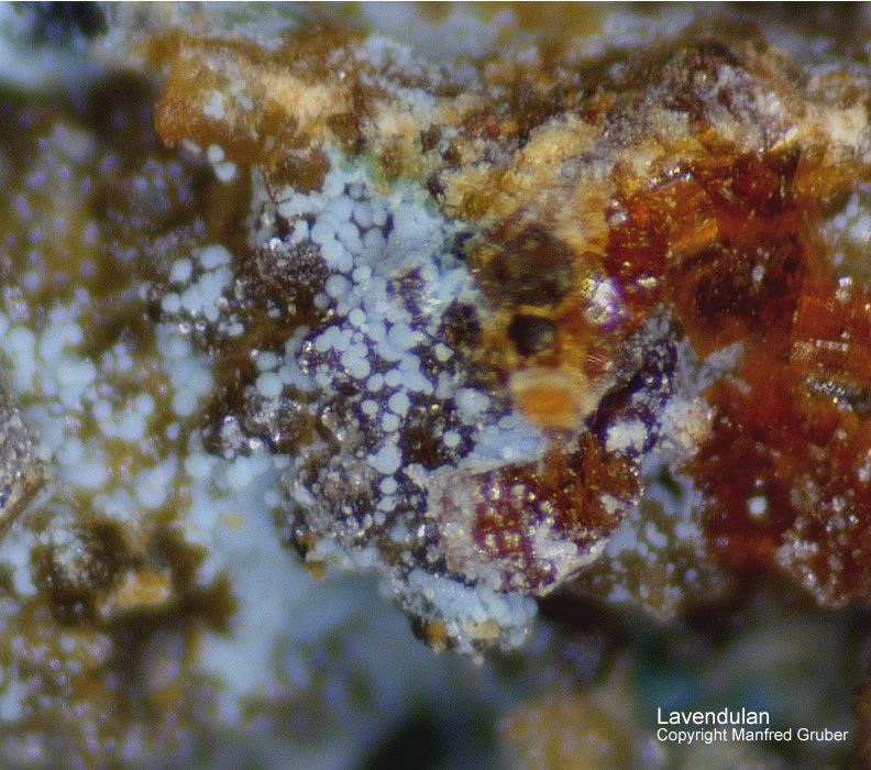 Mineralien Schwarzwald Schmiede Stollen Lavendulan