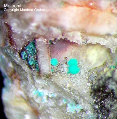Mineralien Schwarzwald Schmiede Stollen Malachit