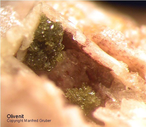 Mineralien Schwarzwald Schmiede Stollen Olivenit