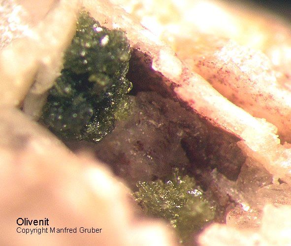 Mineralien Schwarzwald Schmiede Stollen Olivenit