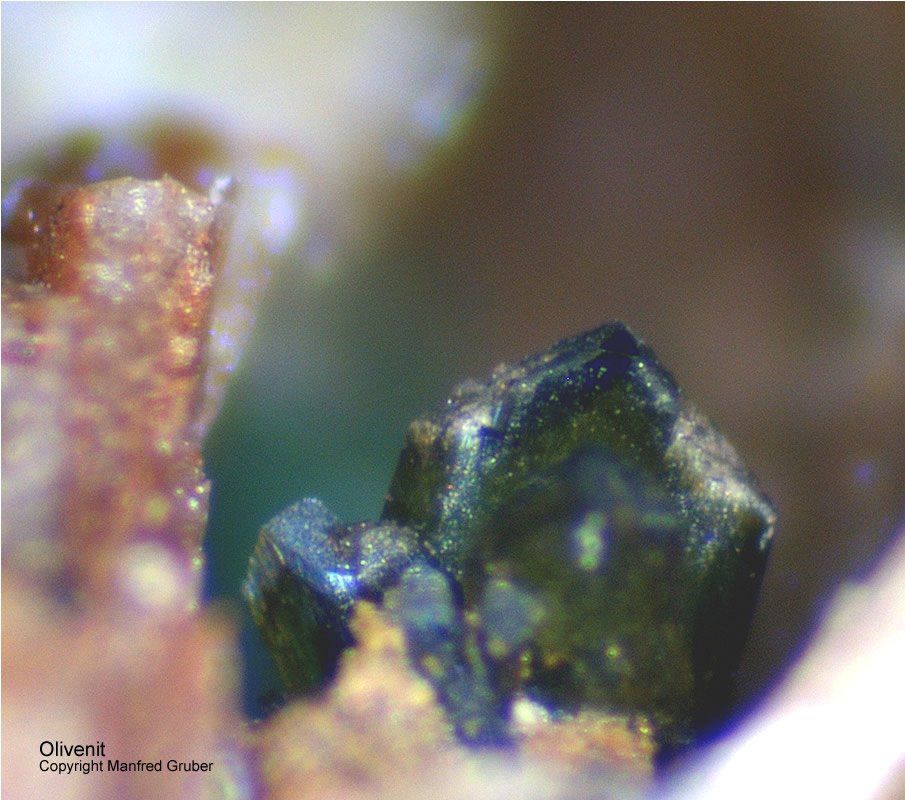 Mineralien Schwarzwald Schmiede Stollen Olivenit