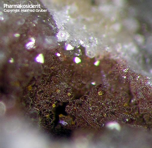 Mineralien Schwarzwald Schmiede Stollen Pharmakosiderit