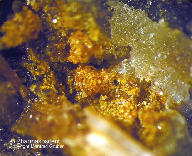 Mineralien Schwarzwald Schmiede Stollen Pharmakosiderit