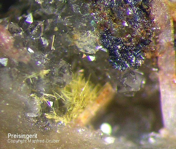 Mineralien Schwarzwald Schmiede Stollen Preisingerit