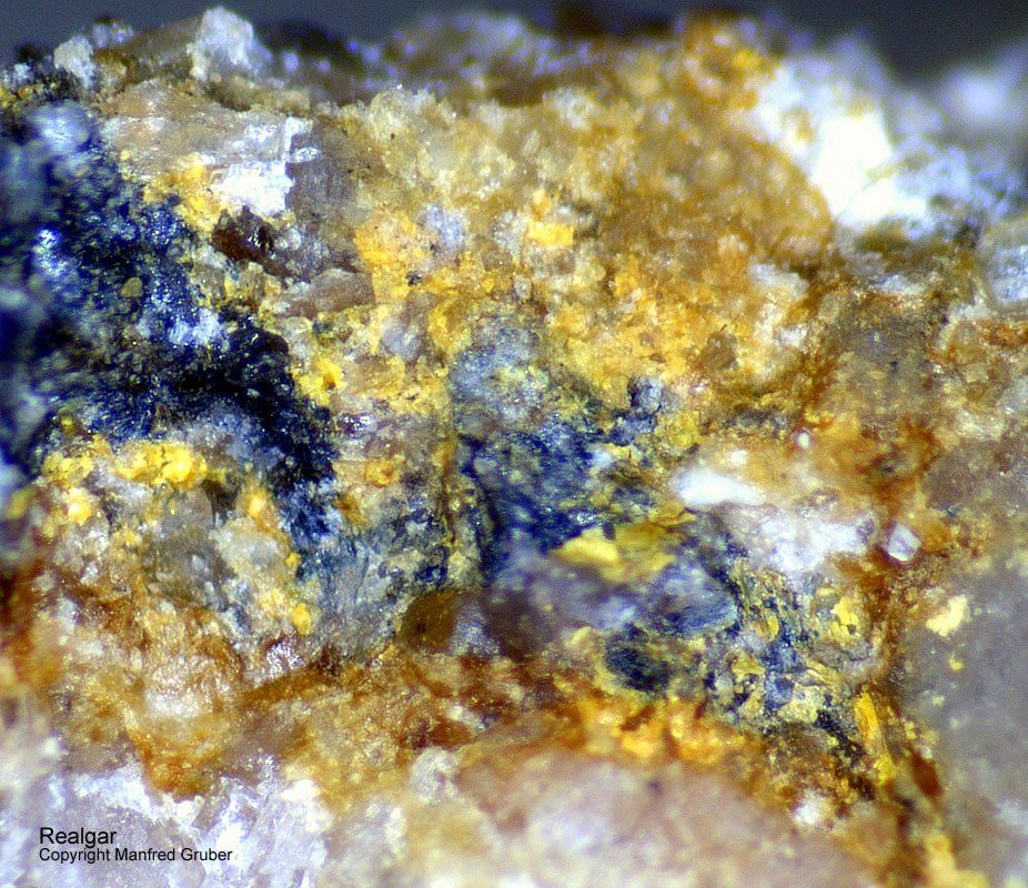 Mineralien Schwarzwald Schmiede Stollen Realgar